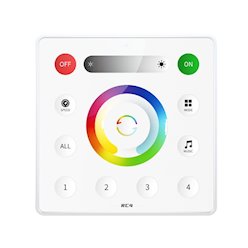 Kontroler do LED cyfrowych RGB-RGBW-RGB+CCT - 4 strefy
