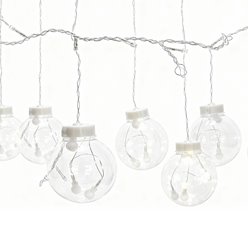 Kurtyna świetlna z bombkami 12W 250cm barwa ciepła