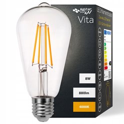 Żarówka LED E27 filament 