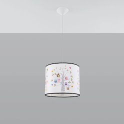 Lampa wisząca dziecięca Owls 30 1xE27 wielokolorowa
