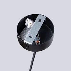 Lampa wisząca cienka tuba Arche 1xG9 czarna
