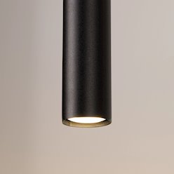 Lampa wisząca podwójna Lagos 2xGU10 okrągła czarna