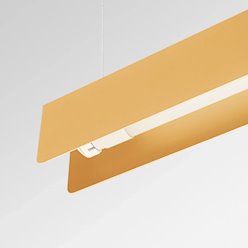 Lampa wisząca liniowa Spark 100cm 1xG13 8,5W 3000K złota