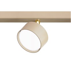 Listwa sufitowa 40cm z okrągłymi reflektorami 3xGX53 beżowa