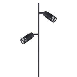 Lampa podłogowa Vertical 150cm 2xGU10 czarna