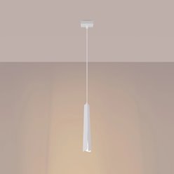 Lampa wisząca dekoracyjna Prysm 1xG9 biała