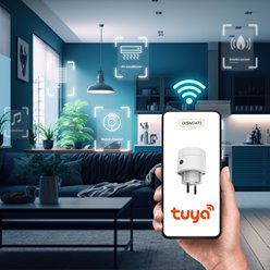 Wtyczka Wi-Fi Tuya Smart Pojedyncza 10A IP20