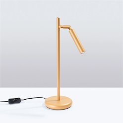 Lampa biurkowa Pastelo 1xG9 złota