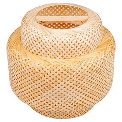 Lampa wisząca Boho 1xE27 dekoracyjna bambus 40cm