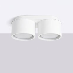 Lampa sufitowa podwójna tuba Modo 2xGx53 biała