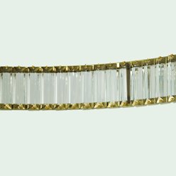 Lampa wisząca LED kryształowy okrąg Aureola 32W