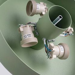 Lampa sufitowa okrągła Omiq 4xE27 szałwiowa