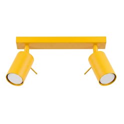 Kinkiet listwa z reflektorami Ring 2xGU10 żółty