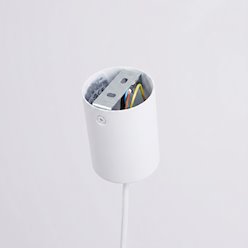 Lampa wisząca stożkowy klosz Nox 25cm 1xE27 biała