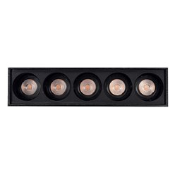 Kinkiet reflektor diodowy czarny 10W 850lm 4000K