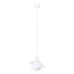 Lampa wisząca nowoczesna kula Hyperion 1xG9 biała