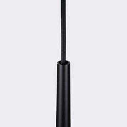 Lampa wisząca pojedyncza Bliss 1xG9 czarna