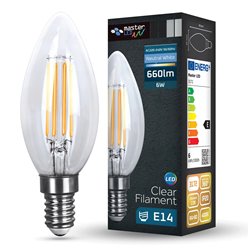 Żarówka LED filament maly gwint