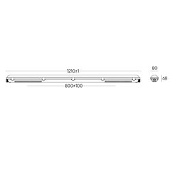 Lampa hermetyczna led 120cm