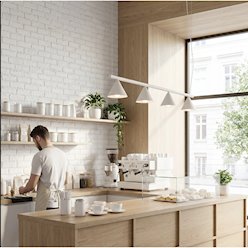 Lampa wisząca Nox 4-punktowa 4xE14 biała