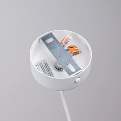 Lampa wisząca nowoczesna kula Hyperion 1xG9 biała