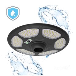 Latarnia parkowa solarna 25W 3200lm 4000K z czujnikiem