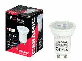 Żarówka LED GU11 Prime 3W 330lm 38st. Neutralna