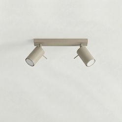 Kinkiet listwa z reflektorami Ring 2xGU10 taupe