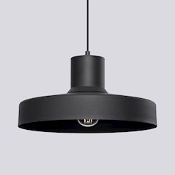 Lampa wisząca klasyczna Bilo 1xE27 czarna