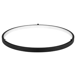 Nowoczesna lampa wisząca okręgi 40-60-80 cm 116W czarna