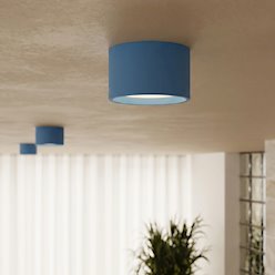Lampa sufitowa potrójna tuba Modo 3xGx53 błękitna