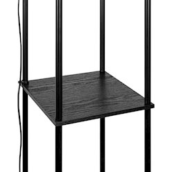 Lampa stojąca Square 1xE27 160cm czarna