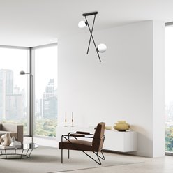 Lampa sufitowa mleczne kule INTER 2xE14