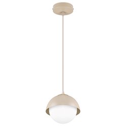 Lampa wisząca pojedyncza E27 Velia 18cm kaszmir