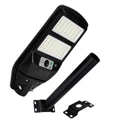 Lampa uliczna solarna Sun 750lm 6500K z uchwytem