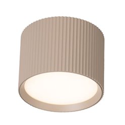 Lampa sufitowa GX53 Liora okrągła beżowa