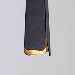 Lampa wisząca dekoracyjna Prysm 1xG9 czarna