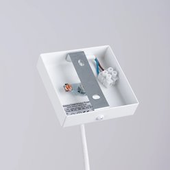 Lampa wisząca dekoracyjna Prysm 1xG9 biała