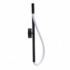 Kinkiet ścienny LED Serpente 12W CCT wężyk gładki - czarny