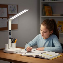 Lampka biurkowa LED Noblite Duo 5W 3CCT biała