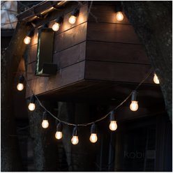 Girlanda solarna 20m 20xLED E27 Filament z pilotem