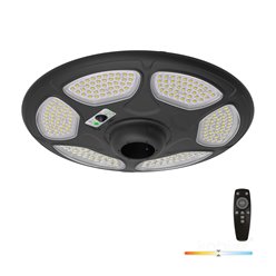 Latarnia parkowa solarna 25W 3200lm 4000K z czujnikiem