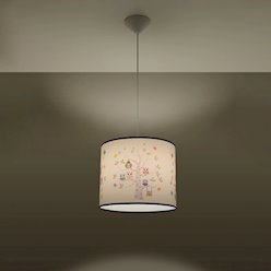 Lampa wisząca dziecięca Owls 30 1xE27 wielokolorowa
