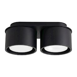 Lampa sufitowa podwójna tuba Modo 2xGx53 czarna