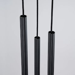 Lampa wisząca potrójna Arche okrągła 3xG9 czarna