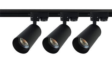 szynoprzewód 1m 3x reflektor led gu10 czarny
