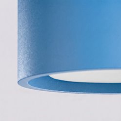 Lampa sufitowa podwójna tuba Modo 2xGx53 błękitna