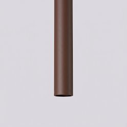 Lampa wisząca podwójna tuba Pastelo 2xG9 brązowa