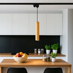 Lampa wisząca szynowa 1-fazowa GU10 Glamour 29cm złota