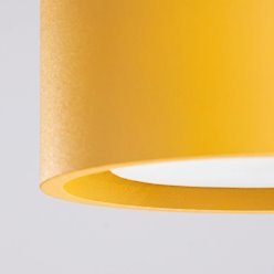 Lampa sufitowa podwójna tuba Modo 2xGx53 żółta